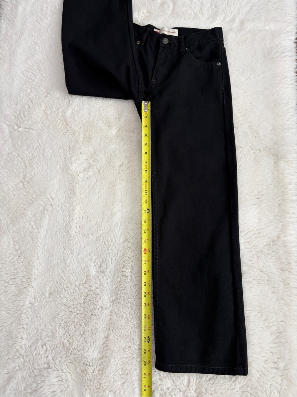 Levi's 550 Relaxed ,Loose through thigh tapered Leg ,Size 14Reg,Jeans in Black - Picture 14 of 17